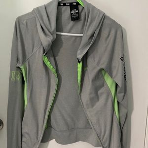 Neon workout jacket